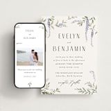 "Enchanted Evening" - Wedding Website in Lavender by Design Lotus - Match Your Stationery