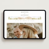 "Westward" - Wedding Website in Sandstone by Paper Sun Studio - Desktop Design
