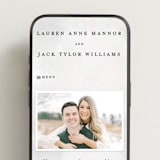 "montagna" - Wedding Website in Forest by Petra Kern - Mobile Layout