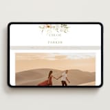 "Meadow Burst" - Wedding Website in Meadow by Grace Kreinbrink - Desktop Design
