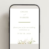 "Meadow Burst" - Wedding Website in Meadow by Grace Kreinbrink - Mobile Layout