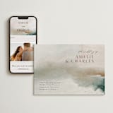 "Sunset Waves" - Wedding Website in Marine by Nicoletta Savod - Match Your Stationery