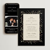 "Garden Moonlight" - Wedding Website in Ink by Katherine Moynagh - Match Your Stationery