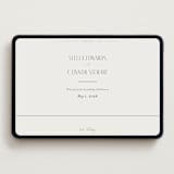 "Unity" - Wedding Website in Porcelain by Jennifer Postorino - Desktop Design