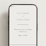 "Unity" - Wedding Website in Porcelain by Jennifer Postorino - Mobile Layout