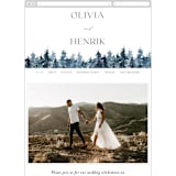 "Airy Mountain" - Wedding Website in Air by Janean Hinger - Mobile Layout