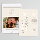 "The Manor" - Wedding Website in Buff by Pixel and Hank - Match Your Stationery