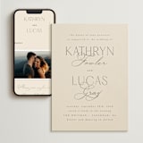 "Formal Elegance" - Wedding Website in Latte by Morgan Kendall - Match Your Stationery