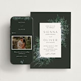 "Juniper" - Wedding Website in Emerald by Kate Ahn - Match Your Stationery