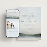 "Calm Water" - Wedding Website in Sky by Nicole Walsh - Match Your Stationery