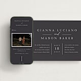"Sector" - Wedding Website in Slate by Kaydi Bishop - Match Your Stationery