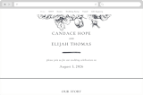 "Delicate" - Wedding Website in Pearl by Emily Sabol Goss - Desktop Design