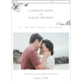 "Delicate" - Wedding Website in Pearl by Emily Sabol Goss - Mobile Layout