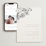 "Delicate" - Wedding Website in Pearl by Emily Sabol Goss - Match Your Stationery