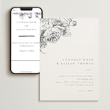 "Delicate" - Wedding Website in Pearl by Emily Sabol Goss - Match Your Stationery