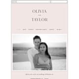 "Eclectic" - Wedding Website in Dusty Rose by Vera Lim - Mobile Layout