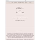 "Eclectic" - Wedding Website in Dusty Rose by Vera Lim - Mobile Layout