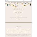 "Swept Away" - Wedding Website in Petal by Leah Bisch - Mobile Layout
