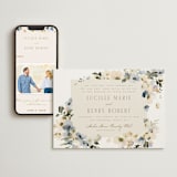 "Swept Away" - Wedding Website in Petal by Leah Bisch - Match Your Stationery