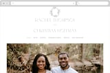 "Simple Crest" - Wedding Website in Sage by Kristen Smith - Desktop Design