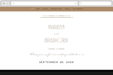 "Encapsulated" - Wedding Website in Black Tie by Hooray Creative - Desktop Design