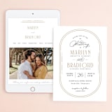 "Encapsulated" - Wedding Website in Black Tie by Hooray Creative - Match Your Stationery