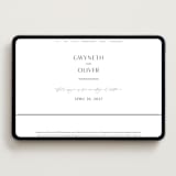 "Flip" - Wedding Website in Silk by Kelly Schmidt - Desktop Design