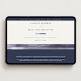 "Stillness" - Wedding Website in Horizon by Sumak Studio - Desktop Design