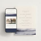 "Stillness" - Wedding Website in Horizon by Sumak Studio - Match Your Stationery