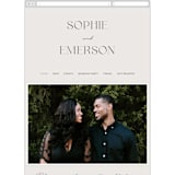 "classic names" - Wedding Website in Ivory by Susan Asbill - Mobile Layout