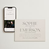 "classic names" - Wedding Website in Ivory by Susan Asbill - Match Your Stationery