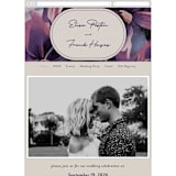 "Elisa" - Wedding Website in Orchid by Simona Camp - Mobile Layout
