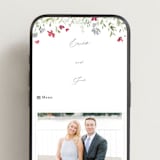 "Brynn" - Wedding Website in Cloud by Everett Paper Goods - Mobile Layout