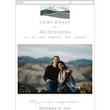 "Foothills" - Wedding Website in Grass by Alethea and Ruth - Mobile Layout