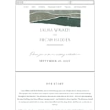 "Foothills" - Wedding Website in Grass by Alethea and Ruth - Mobile Layout