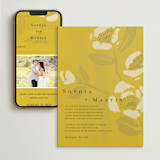 "Sophia" - Wedding Website in Sunshine by Ani Somi - Match Your Stationery