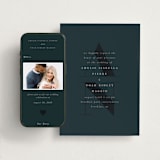 "Centro" - Wedding Website in Midnight by Up Up Creative - Match Your Stationery