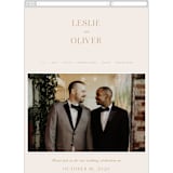 "Understated Elegance" - Wedding Website in Buttercream by Brandy Folse - Mobile Layout