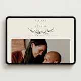 "Branched" - Wedding Website in Almond by Brianne Larsen - Desktop Design
