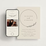 "Branched" - Wedding Website in Almond by Brianne Larsen - Match Your Stationery