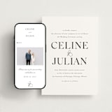 "CELINE" - Wedding Website in Opal by Melanie Kosuge - Match Your Stationery