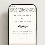 "Hansen" - Wedding Website in Almond by Stephanie Hawkes - Mobile Layout