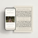 "Hansen" - Wedding Website in Almond by Stephanie Hawkes - Match Your Stationery