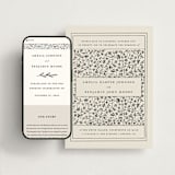 "Hansen" - Wedding Website in Almond by Stephanie Hawkes - Match Your Stationery