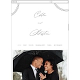 "Union Stack" - Wedding Website in Diamond by Jessica Corliss - Mobile Layout