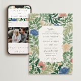 "Floral Garden" - Wedding Website in Garden by Elly - Match Your Stationery