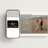 "Overlay" - Wedding Website in Dove by Meggy Masters - Match Your Stationery