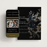 "Vintage Botanical" - Wedding Website in Midnight by Grace Kreinbrink - Match Your Stationery