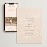 "Classic Lux" - Wedding Website in Blush by Stacey Day - Match Your Stationery