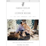 "Quintessential" - Wedding Website in Cotton by Everett Paper Goods - Mobile Layout